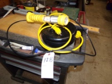 Cord Reel with a Drop Light