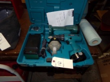 Makita Cordless Drill with Flashlight, Charger and (2) Batteries in a Case