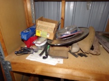 Group of Misc. Car Parts - Air Cleaner Base, Headlight Ring, Wood Carb Spac