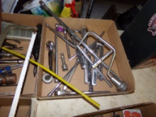 Box with Ratchets and Extensions, Mostly Craftsman (House Garage)