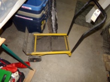 Small Black and Yellow Platform Cart (House Garage)