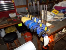 (7) Squeeze Type Carpenters Clamps, All ''Quick Grip'' from 2 Different Bra