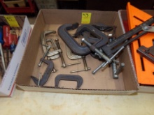 Box with Aprox. (10) Asst. C-Clamps