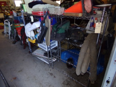 (2) 4 Tier Wire Shelves, 36'' x 12'' x 5' Tall (House Garage)