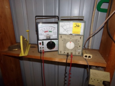 (2) Old Style Electrical Testers