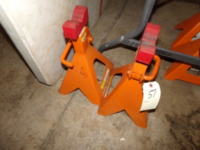 (2) Lg. Orange Jack Stands