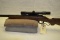 Martin Mod. 57M 22 mag. Lever action w/3x9 scope (has 2 inch crack behind the receiver)