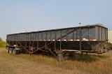 2000 Trinity Live Bottom Hydraulic Unload Semi Trailer