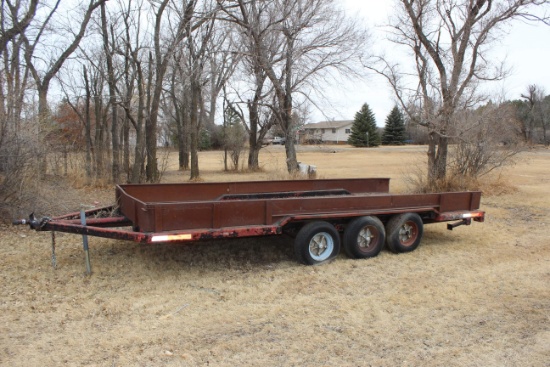 18' Shop Built Bumper Trailer