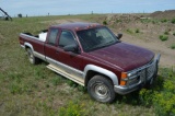 1994 Chevy 2500 Ext Cab Red Pickup