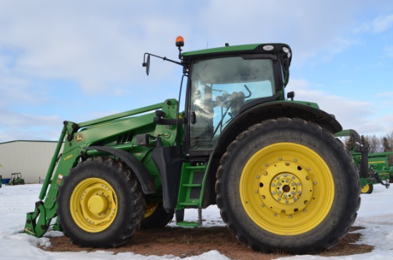 2014 JD 6170R MFWD Tractor