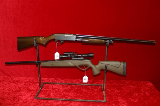 GAMO VARMIT HUNTER AIR RIFLE W. GAMO SCOPE, 17 CAL
