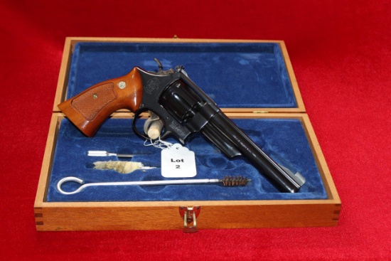 Smith and Wesson Model 25-2 double action revolver. 45 ACP