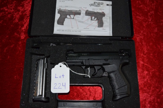Walters P22, Semi Auto Sports Pistol, 22 LR Cal.