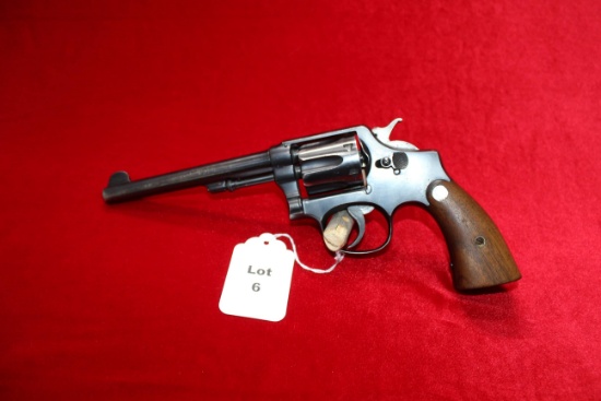 Smith and Wesson M&P Model 1905 Fourth change double action revolver. 38 Special.