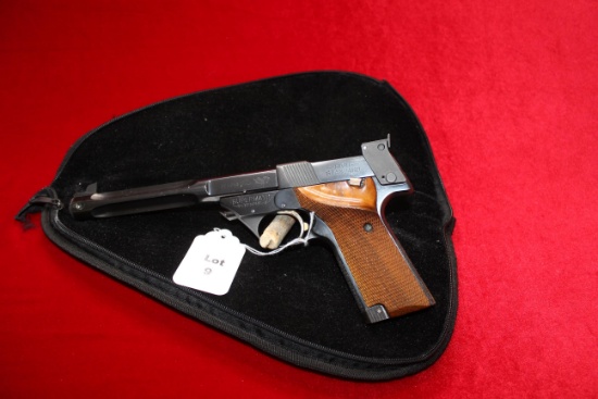 High Standard Model 106 Supermatic Trophy 22 semi automatic pistol.