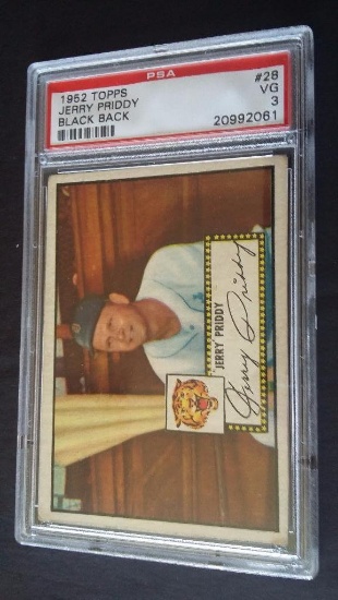 1952 Topps #28 Jerry Priddy