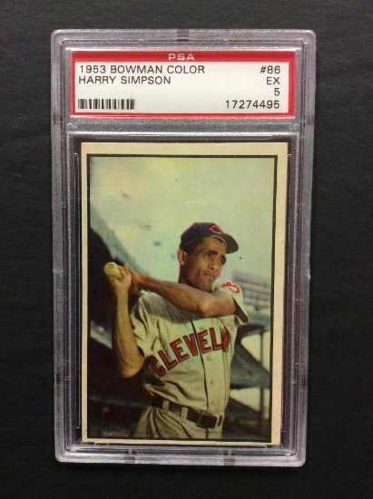 1953 Bowman Color #86 Harry Simpson