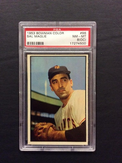 1953 Bowman Color #96 Sal Maglie