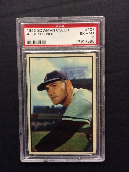 1953 Bowman Color #107 Alex Kellner