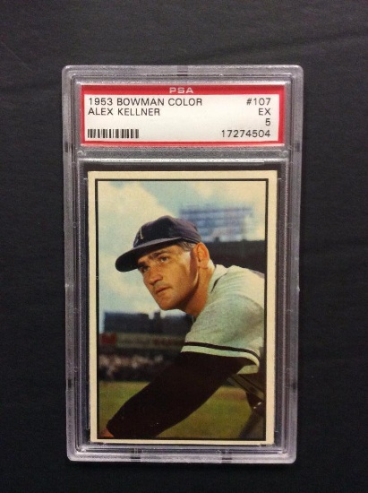 1953 Bowman Color #107 Alex Kellner