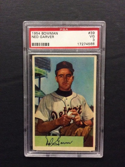 1954 Bowman #39 Ned Garver