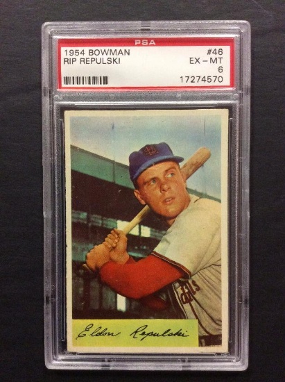 1954 Bowman #46 Rip Repulski