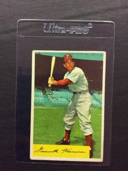 1954 Bowman #47 Granny Hamner (.970/.953 Field Avg.)