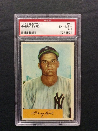 1954 Bowman #49 Harry Byrd