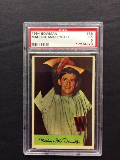 1954 Bowman #56 Maurice McDermott