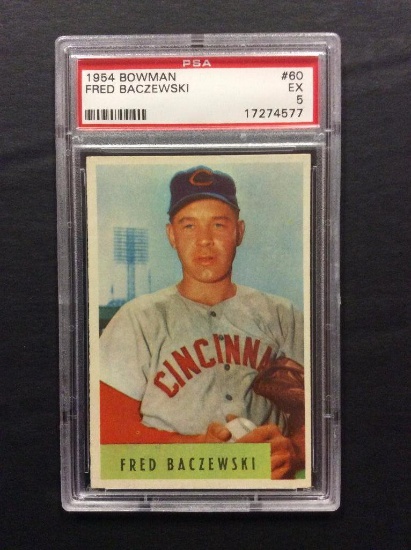 1954 Bowman #60 Fred Baczewski