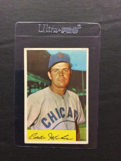 1954 Bowman #61 Eddie Miksis (.954/.962 Field Avg.)