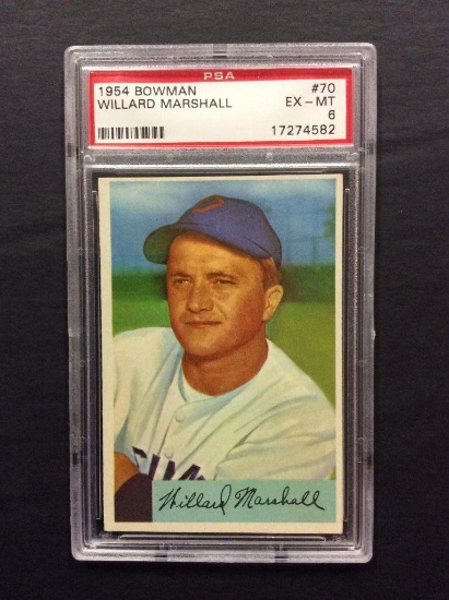 1954 Bowman #70 Willard Marshall
