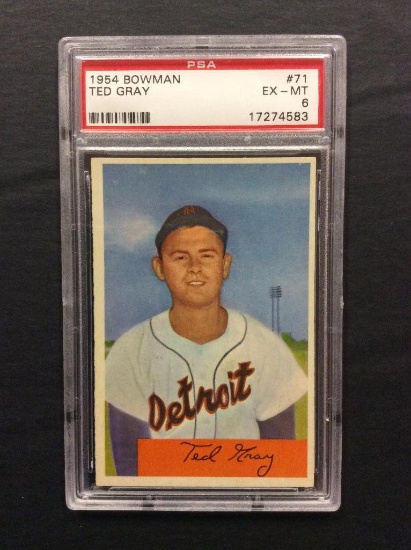 1954 Bowman #71 Ted Gray