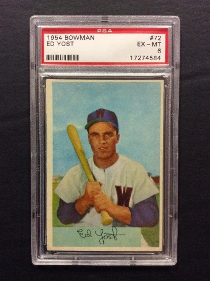 1954 Bowman #72 Ed Yost