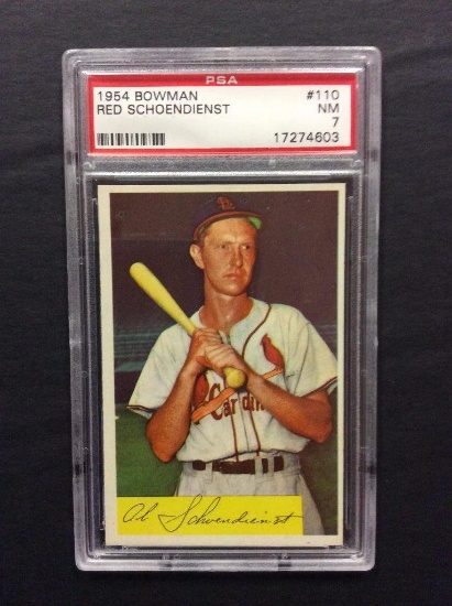 1954 Bowman #110 Red Schoendienst