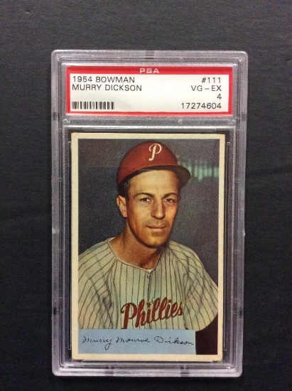 1954 Bowman #111 Murry Dickson