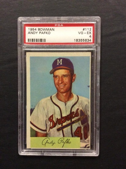 1954 Bowman #112 Andy Pafko