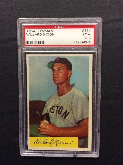 1954 Bowman #114 Willard Nixon