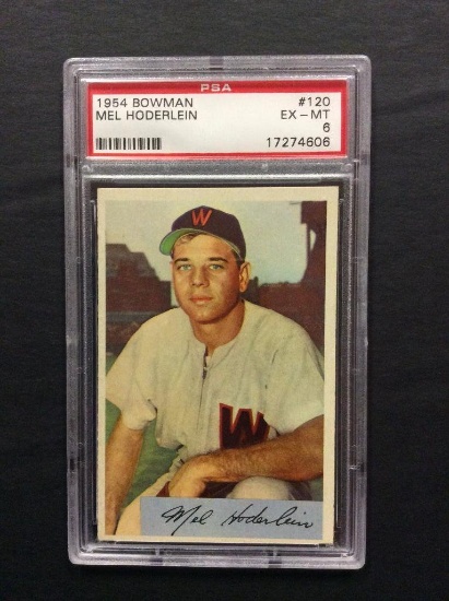 1954 Bowman #120 Mel Hoderlein
