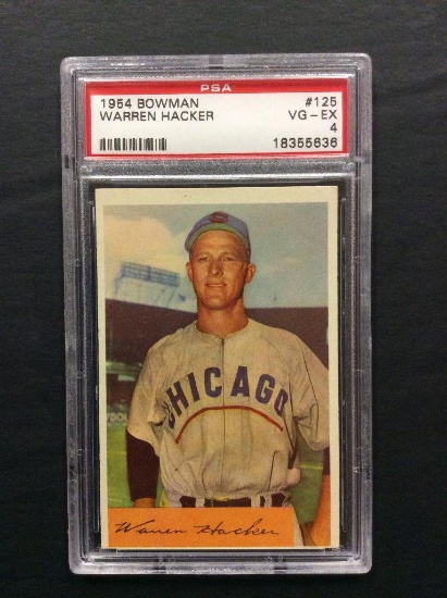 1954 Bowman #125 Warren Hacker