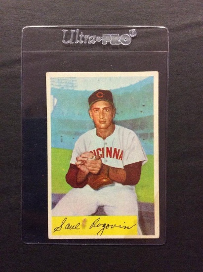 1954 Bowman #140 Saul Rogovin (8-12 Won/Lost)