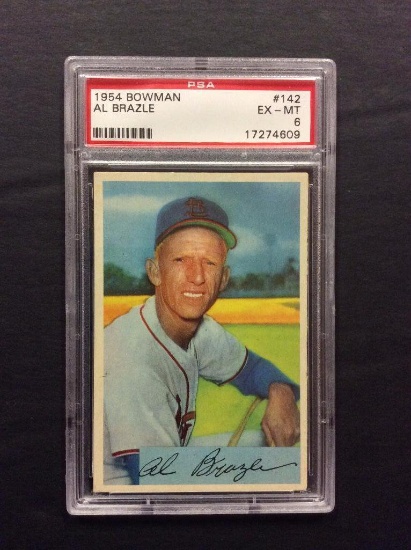 1954 Bowman #142 Al Brazle