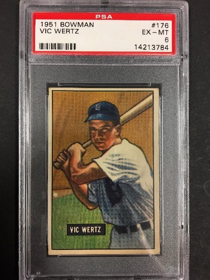 1951 Bowman #176 Vic Wertz