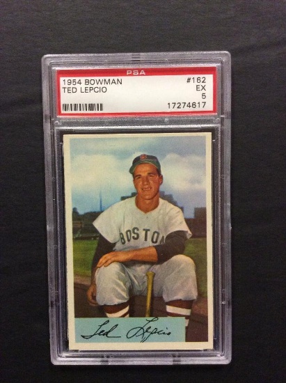 1954 Bowman #162 Ted Lepcio