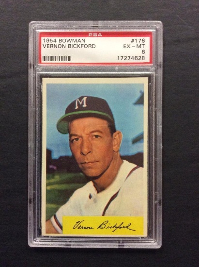 1954 Bowman #176 Vernon Bickford