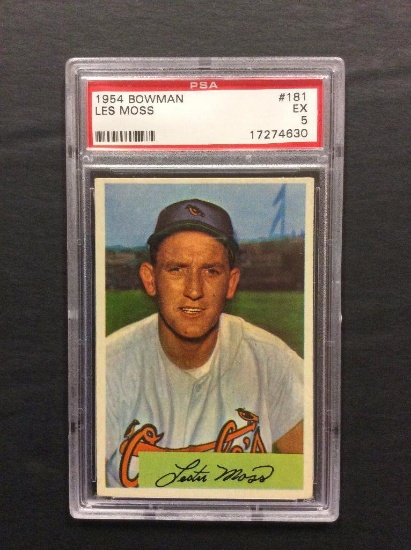 1954 Bowman #181 Les Moss