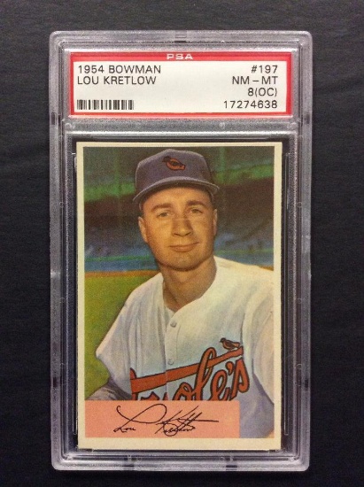 1954 Bowman #197 Lou Kretlow