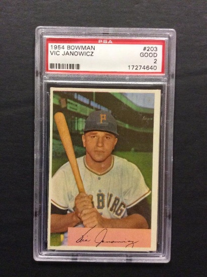 1954 Bowman #203 Vic Janowicz