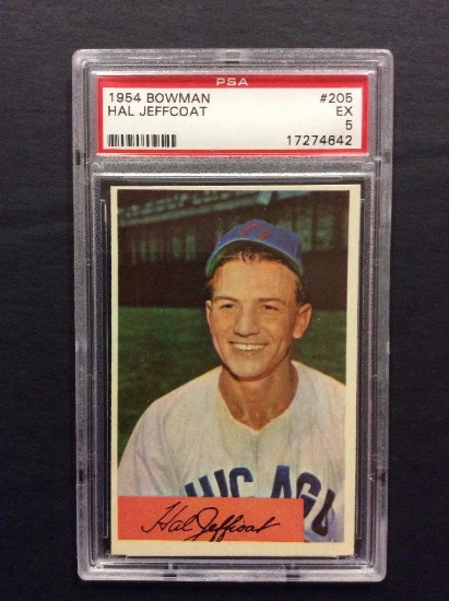 1954 Bowman #205 Hal Jeffcoat
